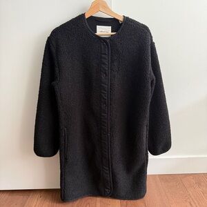 Aritzia Sherpa Long Liner Jacket (Size XS)